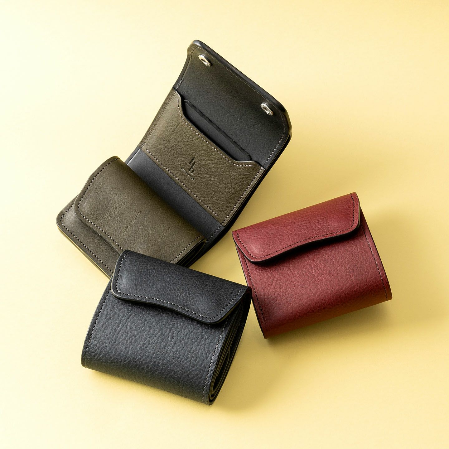 ミネルバボックス × リスシオ ギャルソン三つ折り財布 | 大人のバッグ 