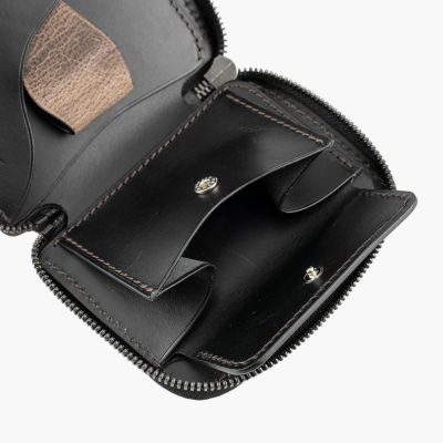 超格安一点 クードゥー × ショートラウンドジップウォレット ブッテーロ 小物