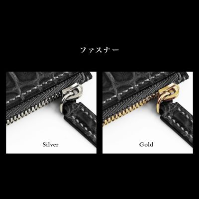 クロコダイル & ダービー ラウンドジップミニウォレット | 大人