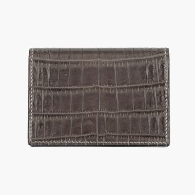 クロコダイル & ダービー 名刺入れ | 大人のバッグ・財布・ 名刺 クロコダイル & ダービー 名刺入れ | 大人のバッグ・財布・ 名刺