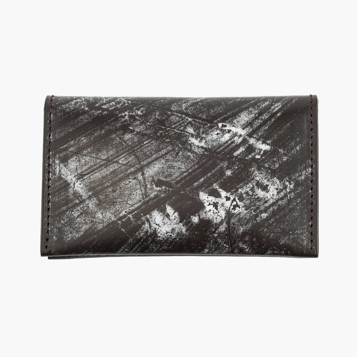 Color（バーミンガム）：Dark Brown、裏地（ピッグスエード）：Blue、ブランドロゴ刻印：素押し、内側ホック（Gold）：有