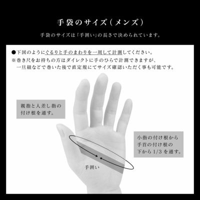 イタリアンシープ手袋 “Belted-Touch Panel”【MEN】 | 大人の
