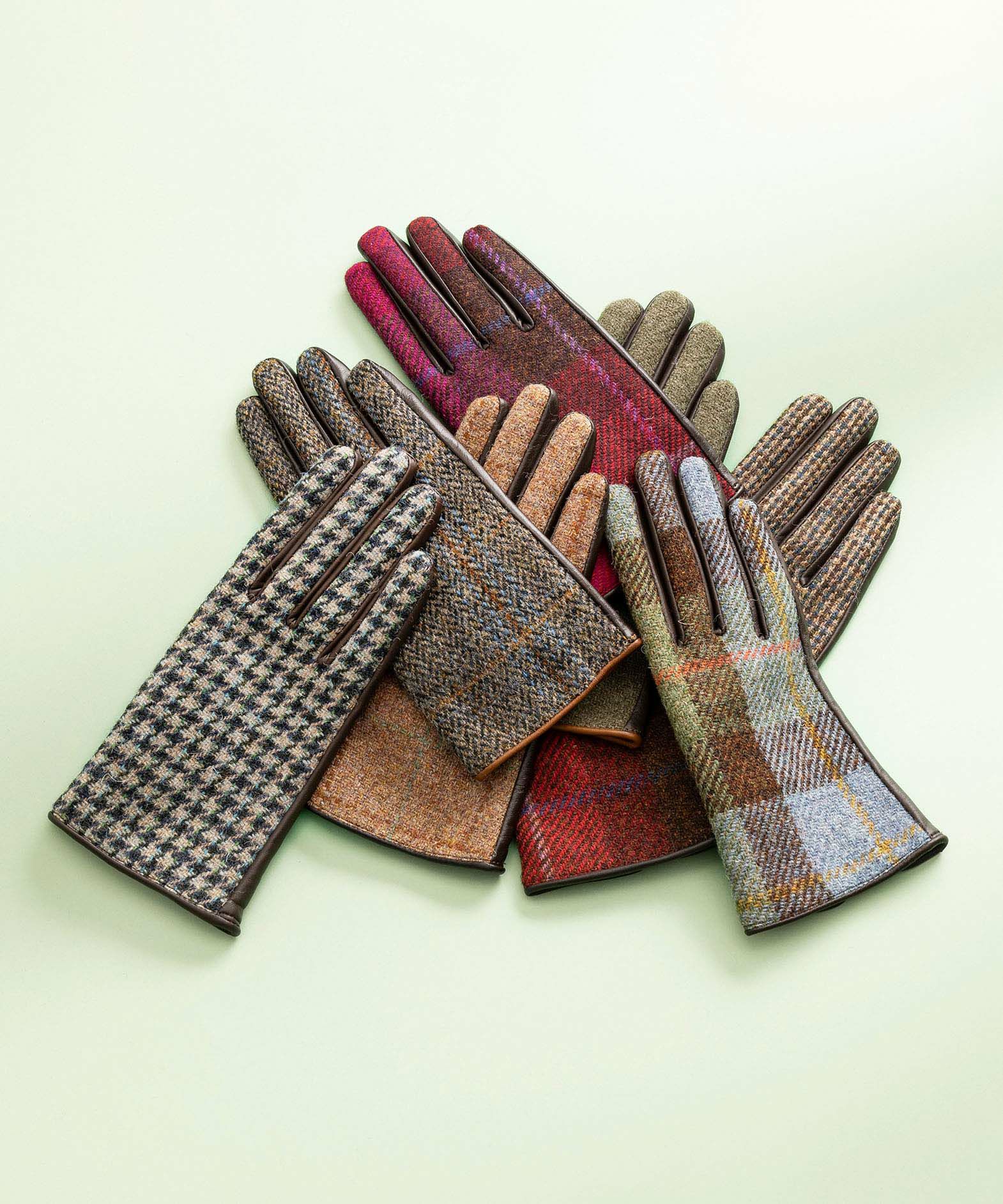 ハリスツイード×シープ手袋 “Touch Panel”【WOMEN】