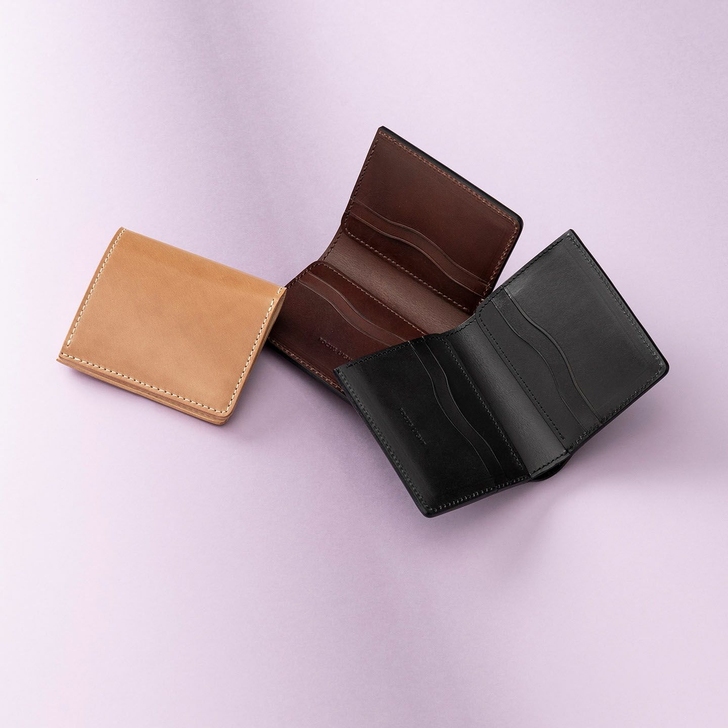 コードバン 二つ折り財布(札入れ) “インバイト” 二つ折り財布 新品 Focus LIGHT(フォーカスライト) Burgundy,Black,Natural ユニセックス 的 他 手 他 牛/メンズレザーストア