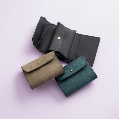 本革　三つ折り財布　マヤ、プエブロ プエブロ or リスシオ 三つ折り財布“tatami” | 大人のバッグ