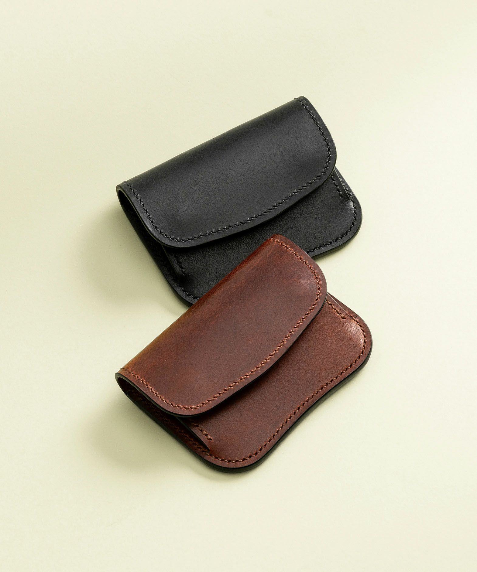 WILDSWANS もみ 札バサミ 小型財布 象革