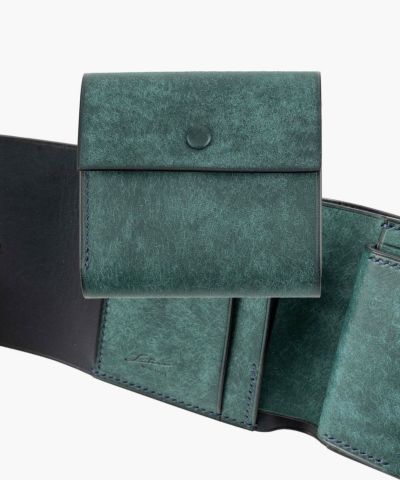 プエブロ × リスシオ コンパクト三つ折り財布 “Spina Type1