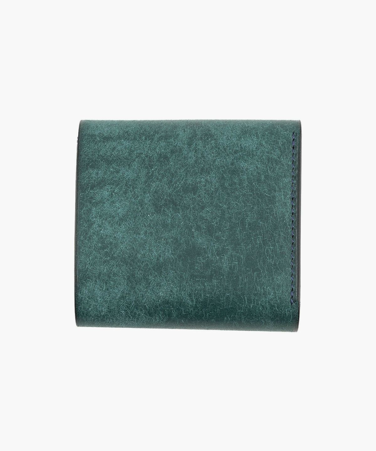 外装（プエブロ）：Petrolio、内装（プエブロ）：Petrolio、札入れ（リスシオ）：Navy、ホック：Silver、糸色：Navy