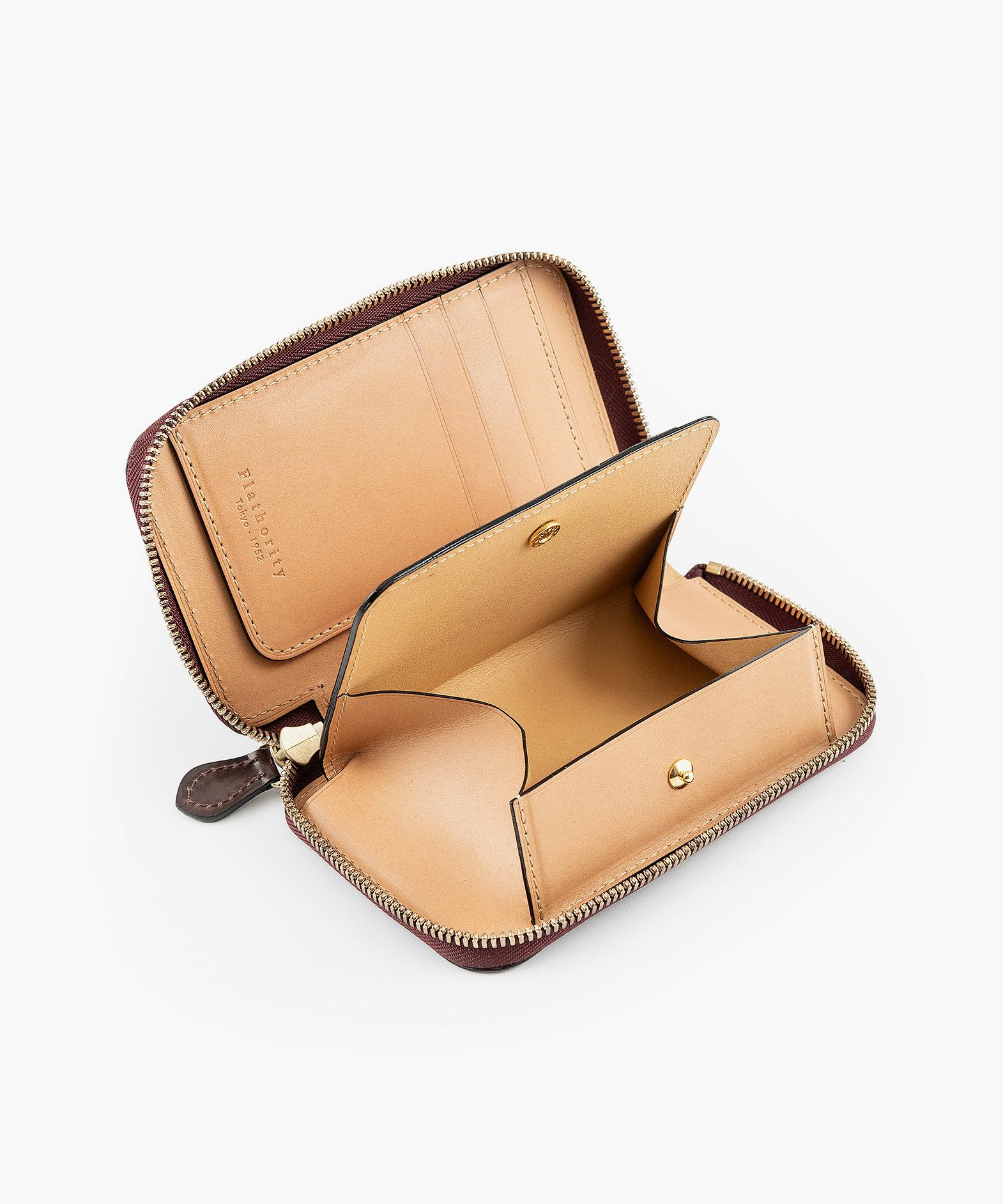 ホーウィン シェルコードバン ミドルラウンドジップ財布 | 大人の