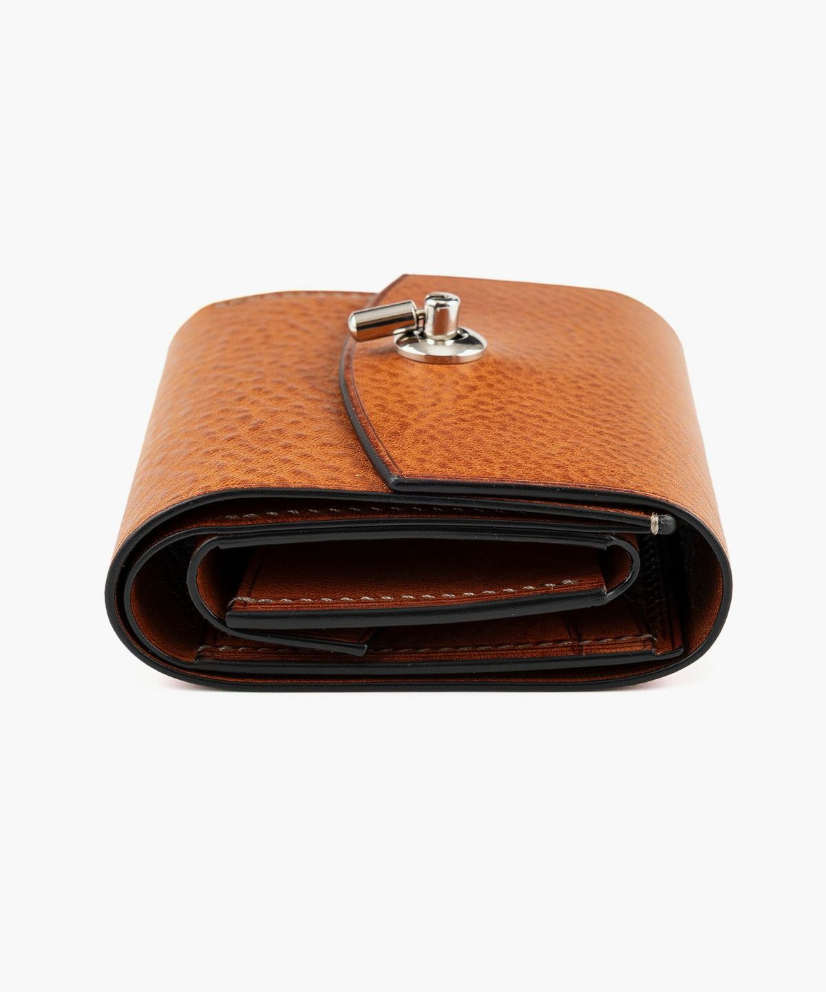 外装（リベルソ）：Cognac、内装（リベルソ）：Cognac、カードスロットタイプ：スリム2ポケット、利き手：右利き用、オコシ金具：Silver