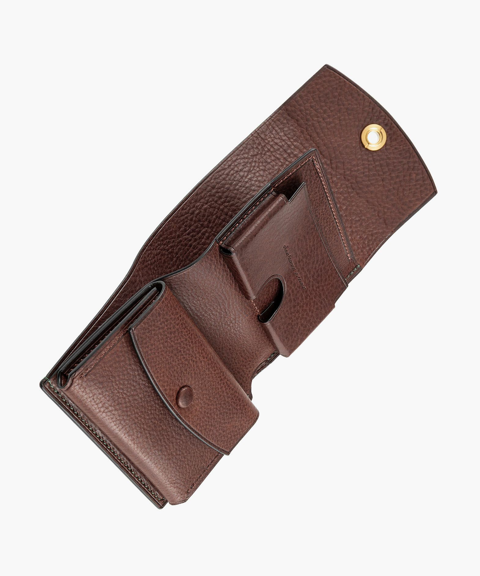 外装（リベルソ）：Green、内装（リベルソ）：Dark Brown、カードスロットタイプ：大容量1ポケット、利き手：左利き用、オコシ金具：Gold