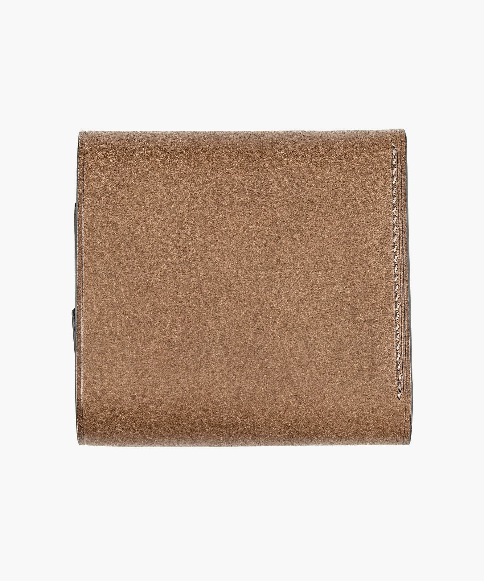 外装（リベルソ）：Gray、内装（リベルソ）：Black、カードスロットタイプ：スリム2ポケット、利き手：右利き用、くるみボタン＆ホック：Silver