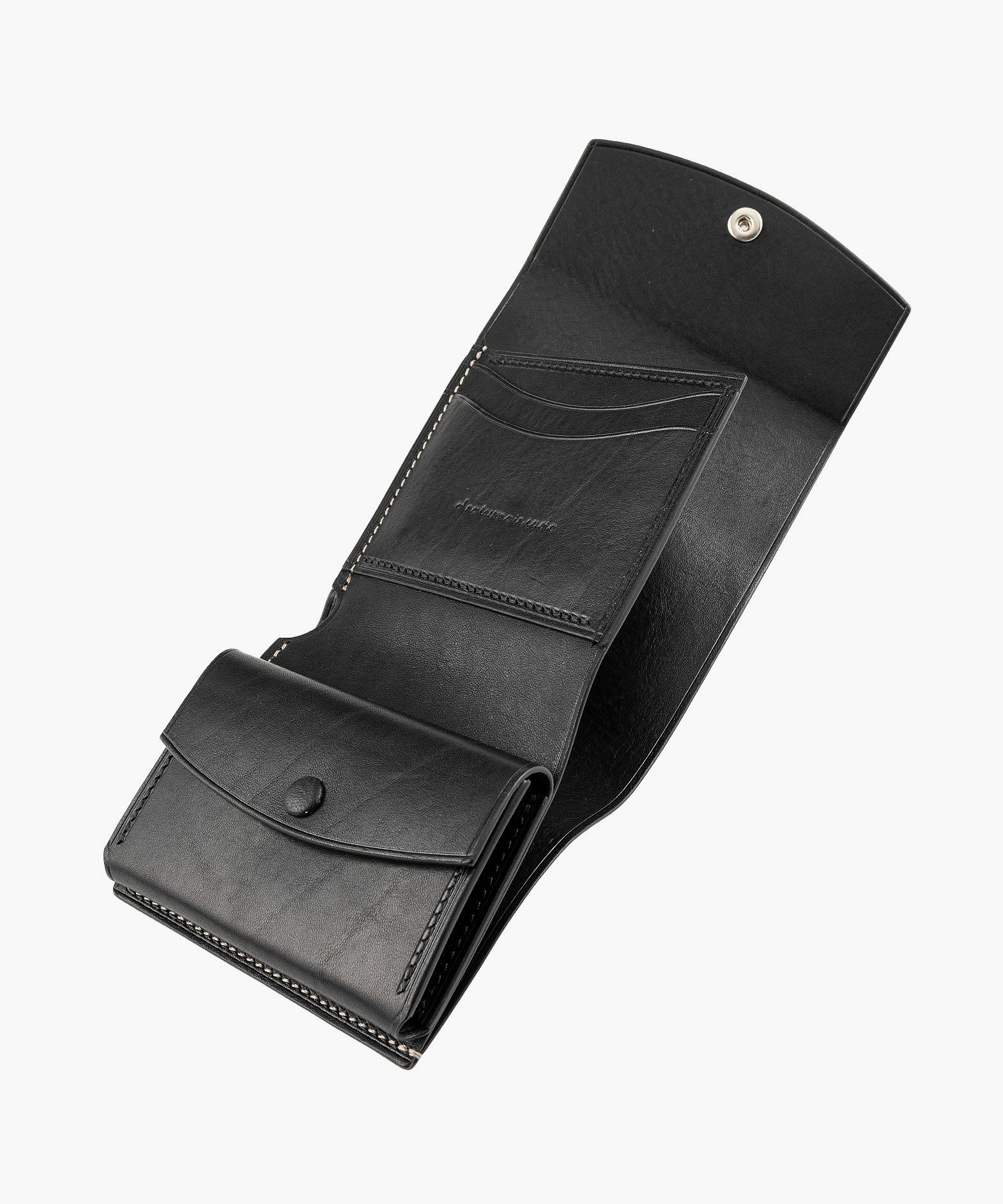 外装（リベルソ）：Gray、内装（リベルソ）：Black、カードスロットタイプ：スリム2ポケット、利き手：右利き用、くるみボタン＆ホック：Silver