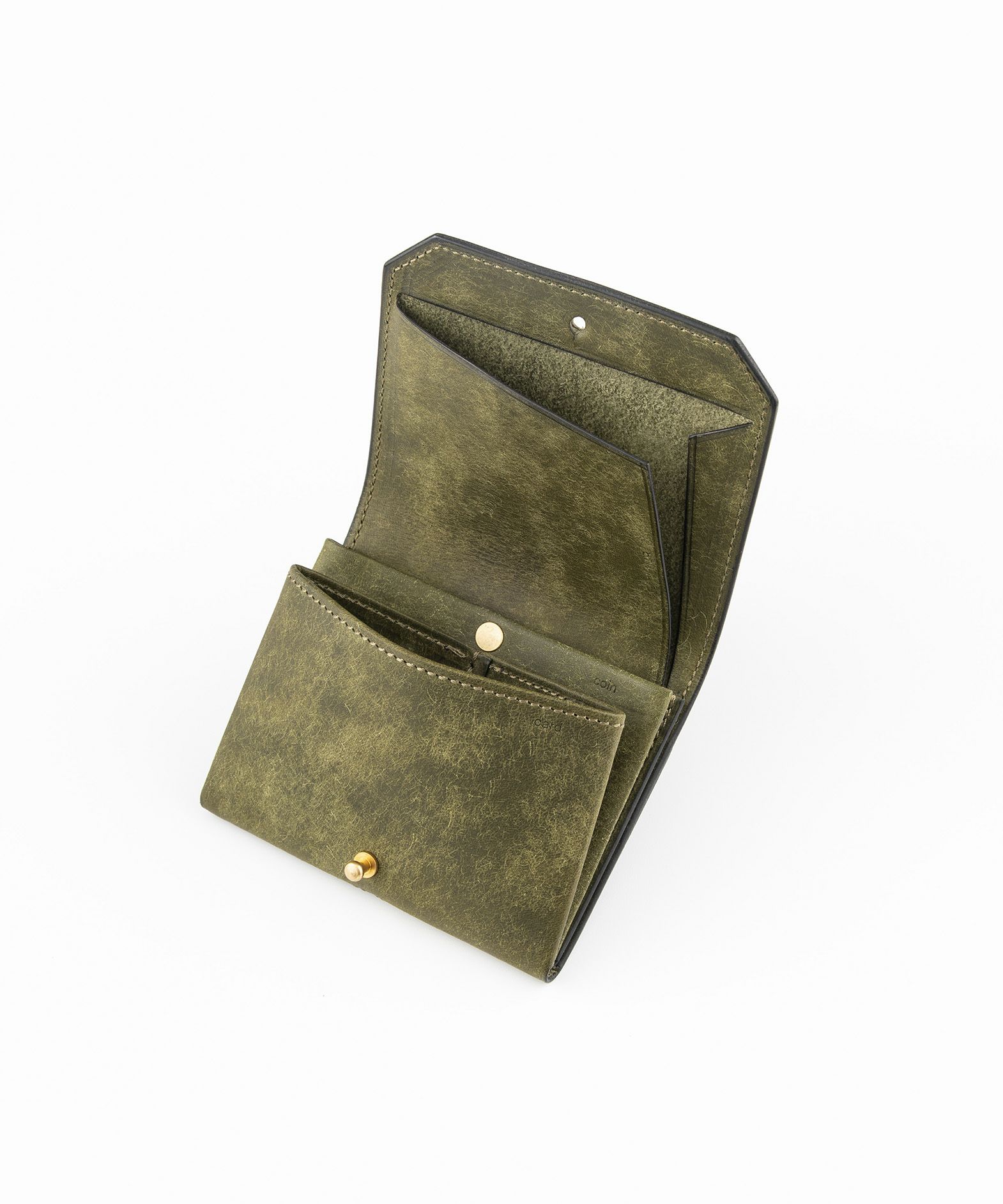 素材＆カラー（プエブロ）：Oliva、留め具：ギボシ、利き手：右利き用、背面ポケット有り
