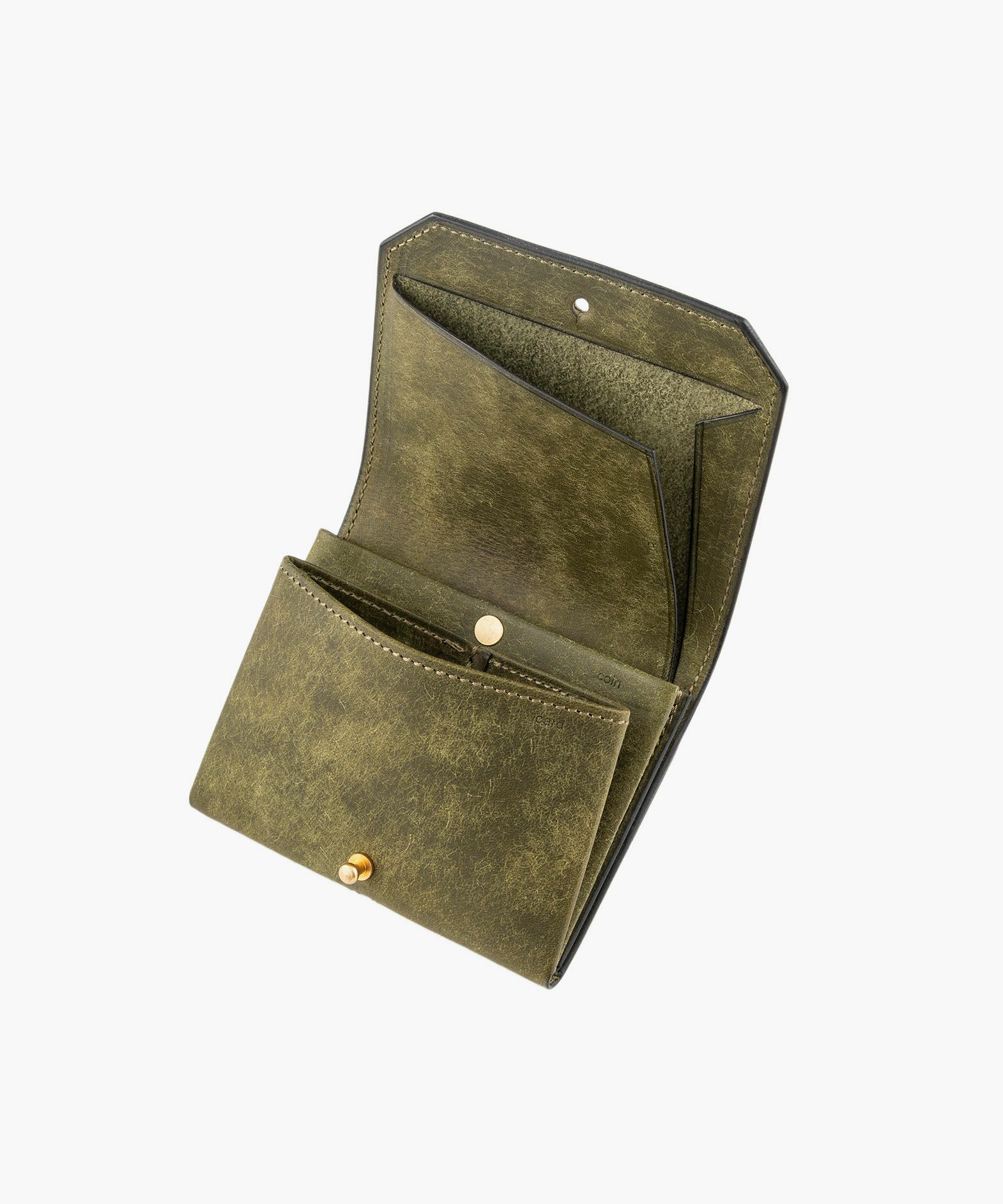 素材＆カラー（プエブロ）：Oliva、留め具：ギボシ、利き手：右利き用、背面ポケット有り