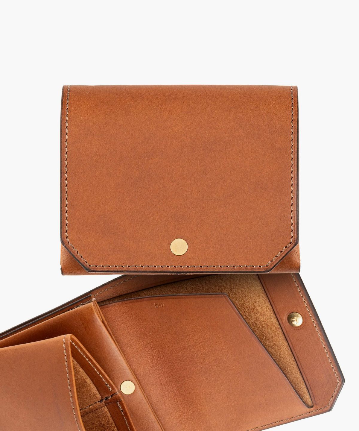 素材＆カラー（リスシオ）：Cognac、留め具：イタリーホック、利き手：左利き用