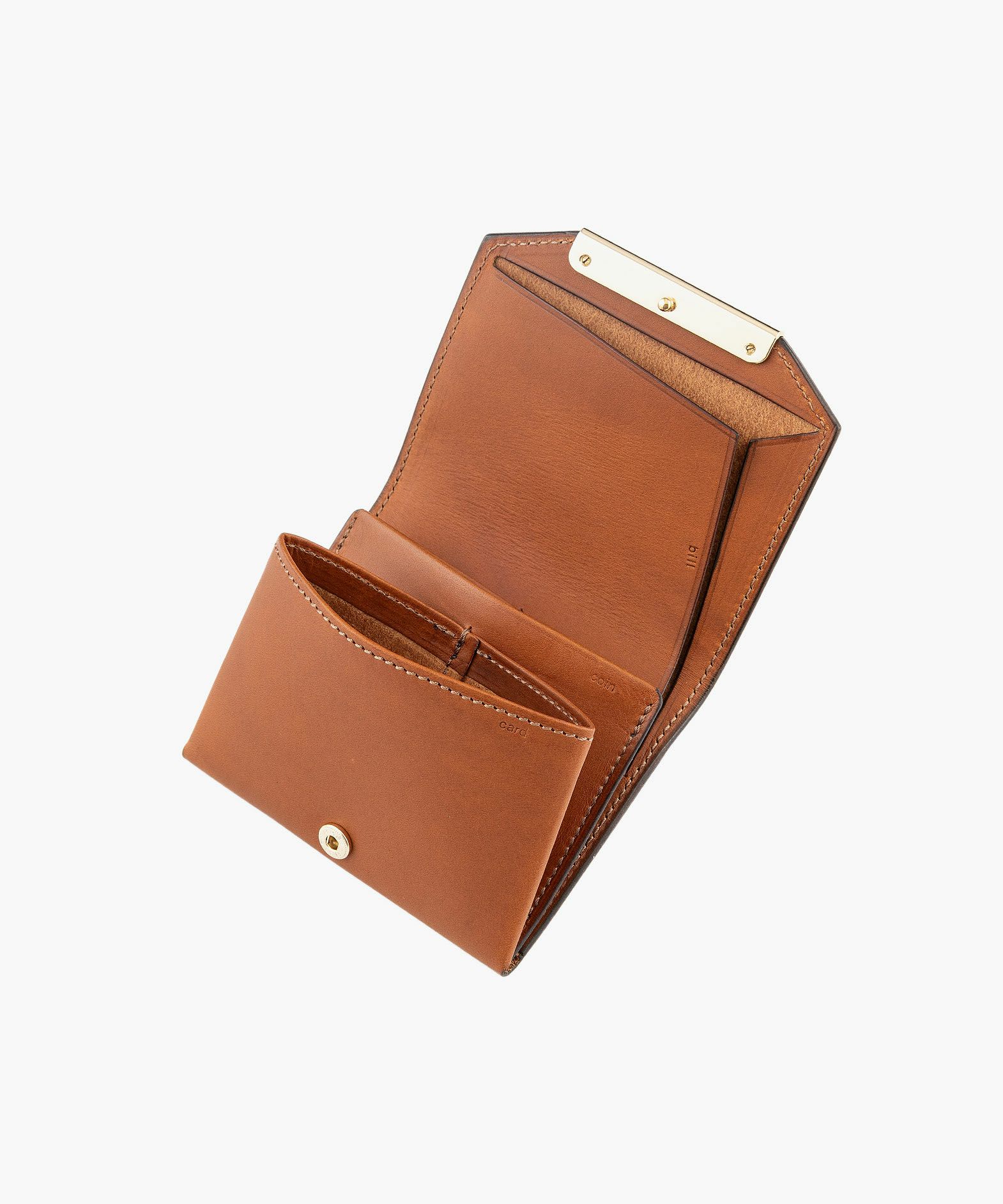 素材＆カラー（リスシオ）：Cognac、金具：Gold、利き手：右利き用、背面ポケット有り
