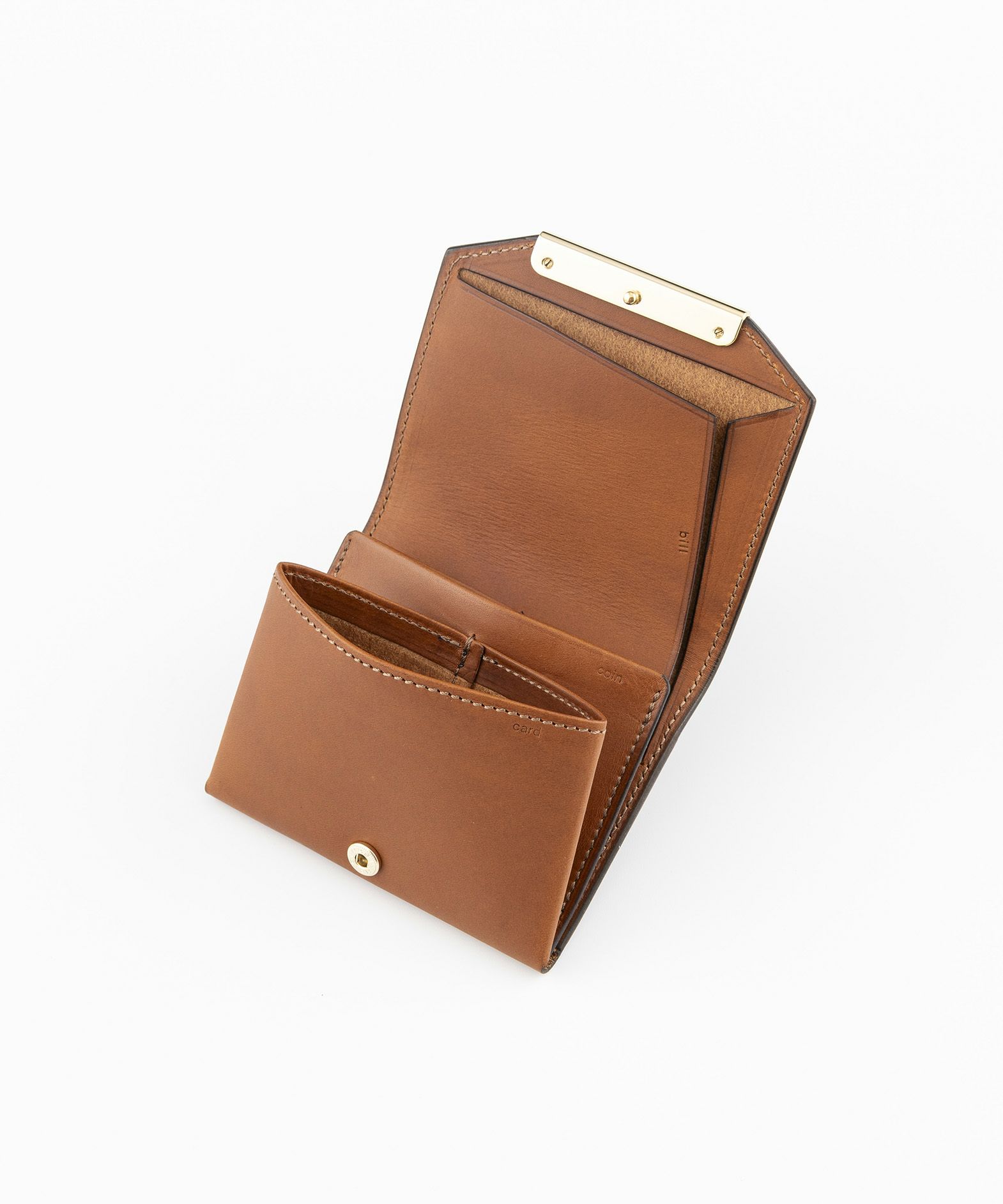 素材＆カラー（リスシオ）：Cognac、金具：Gold、利き手：右利き用、背面ポケット有り