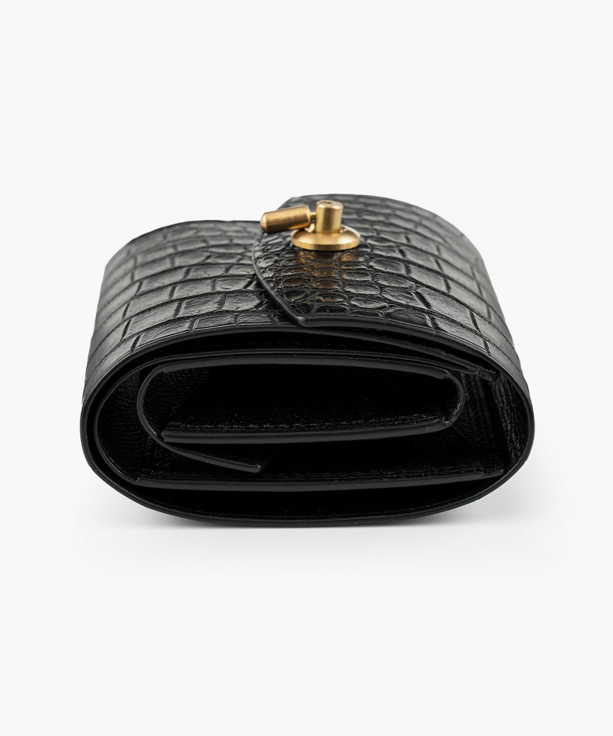 外装（ドーフィン）：Black、内装（ドーフィン）：Noir、カードスロットタイプ：スリム2ポケット、利き手：右利き用、オコシ金具：Gold