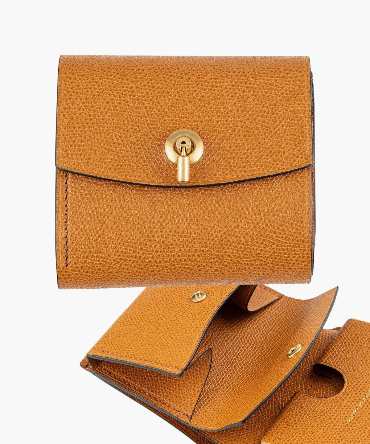 外装（ドーフィン）：Camel、内装（ドーフィン）：Camel、カードスロットタイプ：大容量1ポケット、利き手：右利き用、オコシ金具：Gold