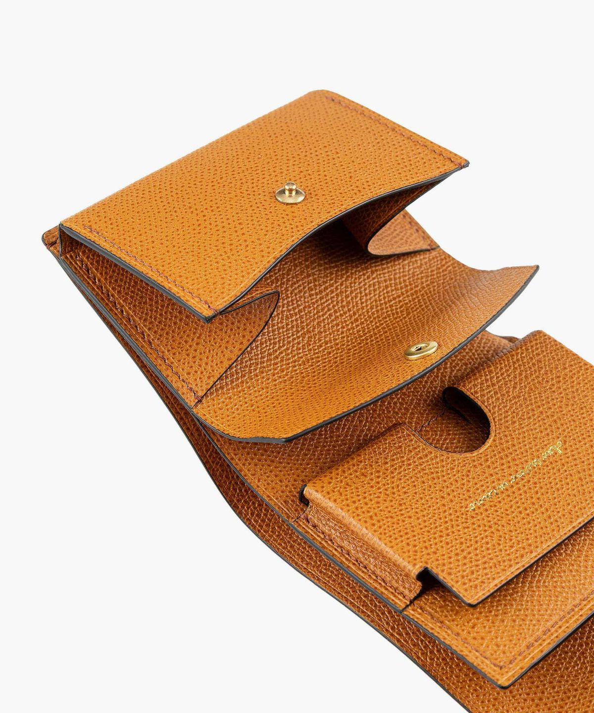 外装（ドーフィン）：Camel、内装（ドーフィン）：Camel、カードスロットタイプ：大容量1ポケット、利き手：右利き用、オコシ金具：Gold