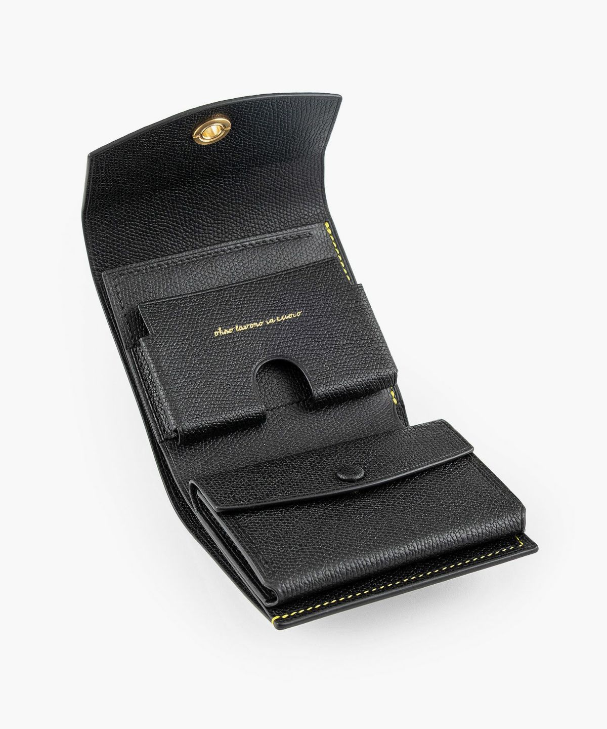 外装（ドーフィン）：Mustard、内装（ドーフィン）：Noir、カードスロットタイプ：大容量1ポケット、利き手：左利き用、オコシ金具：Gold