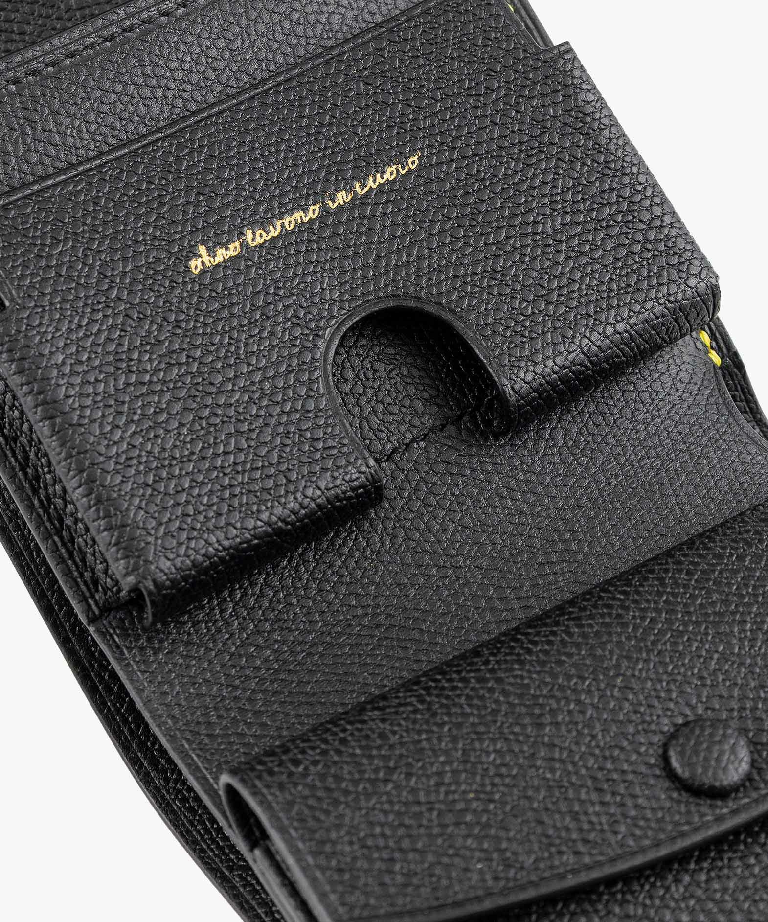 外装（ドーフィン）：Mustard、内装（ドーフィン）：Noir、カードスロットタイプ：大容量1ポケット、利き手：左利き用、オコシ金具：Gold