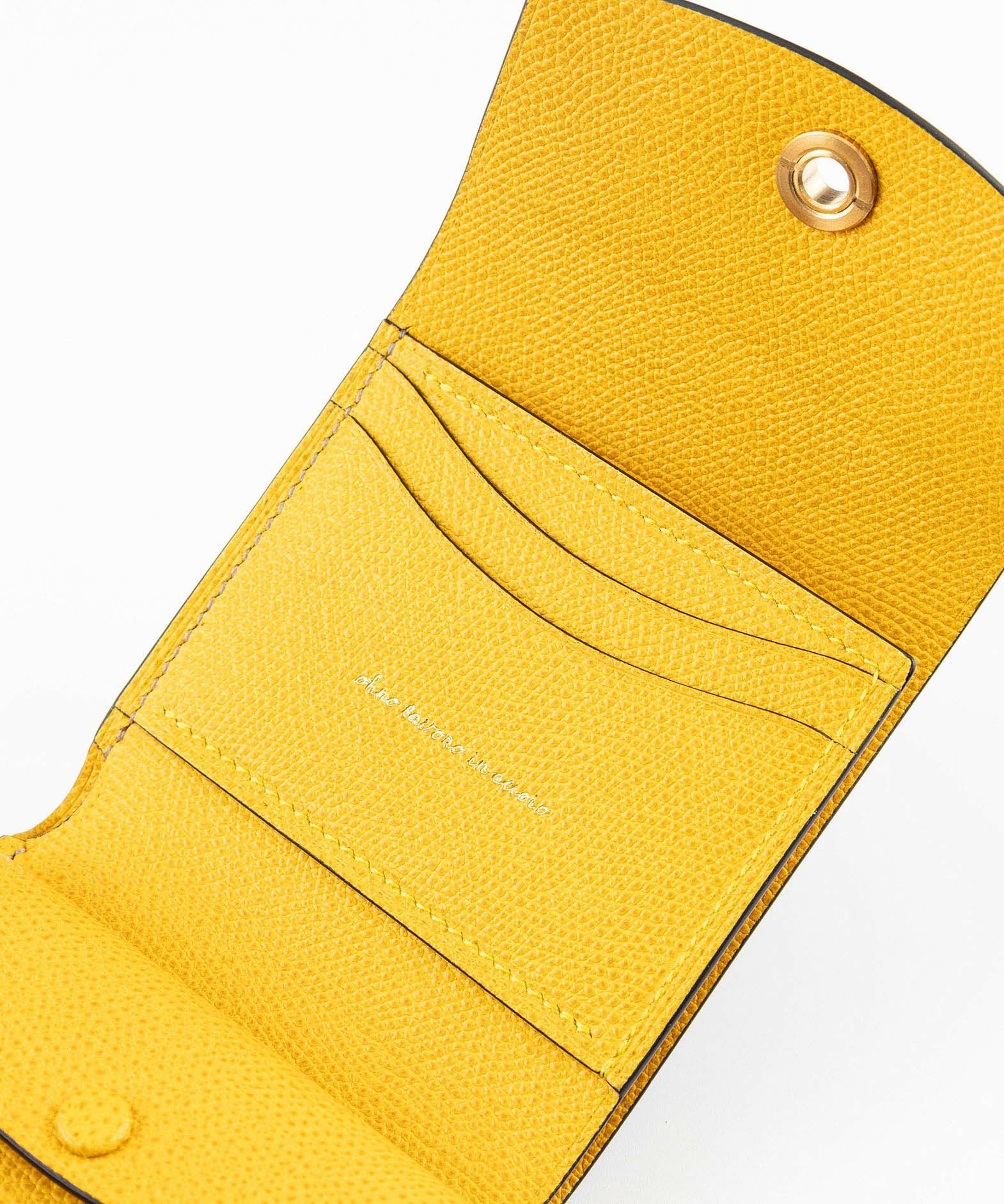 外装（ドーフィン）：Oyster Gray、内装（ドーフィン）：Mustard、カードスロットタイプ：スリム2ポケット、利き手：右利き用、オコシ金具：Gold