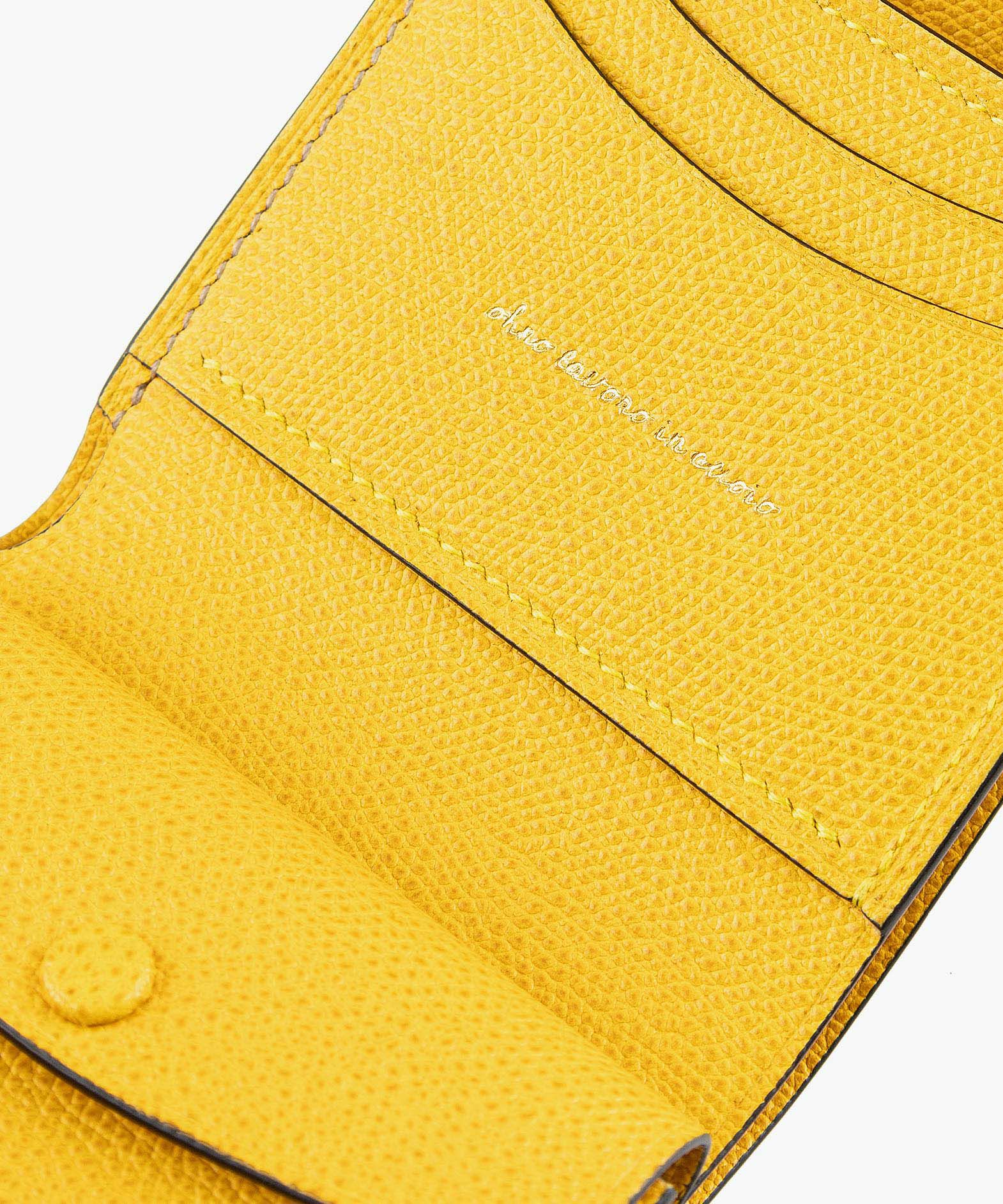 外装（ドーフィン）：Oyster Gray、内装（ドーフィン）：Mustard、カードスロットタイプ：スリム2ポケット、利き手：右利き用、オコシ金具：Gold
