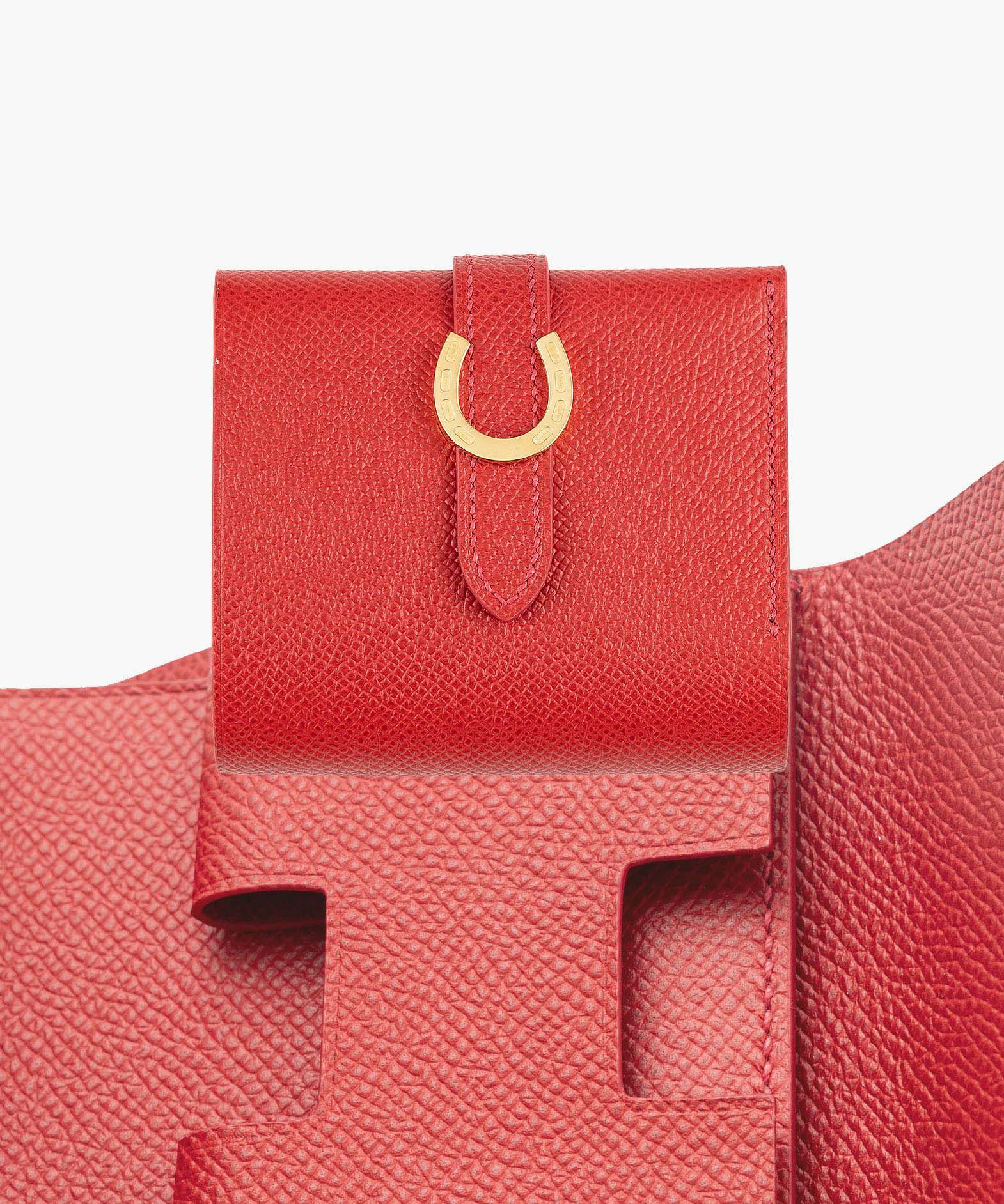 外装（ダービー）：Rouge、内装（ダービー）：Rouge、糸色：Red、金具：Gold、利き手：右利き用
