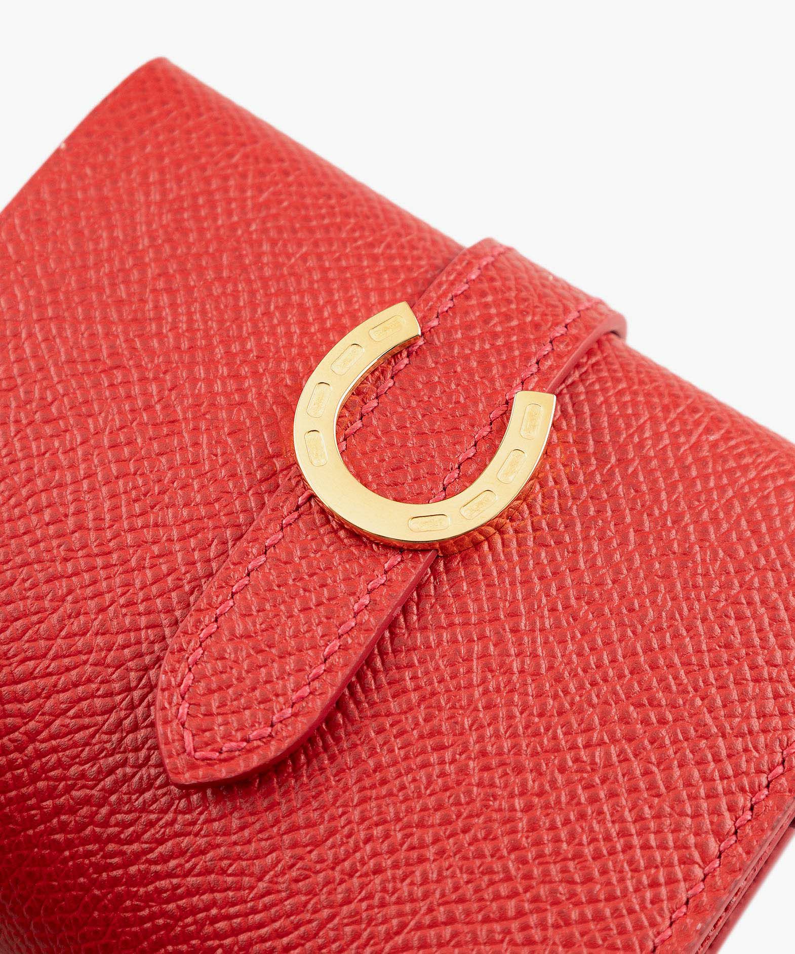 外装（ダービー）：Rouge、内装（ダービー）：Rouge、糸色：Red、金具：Gold、利き手：右利き用