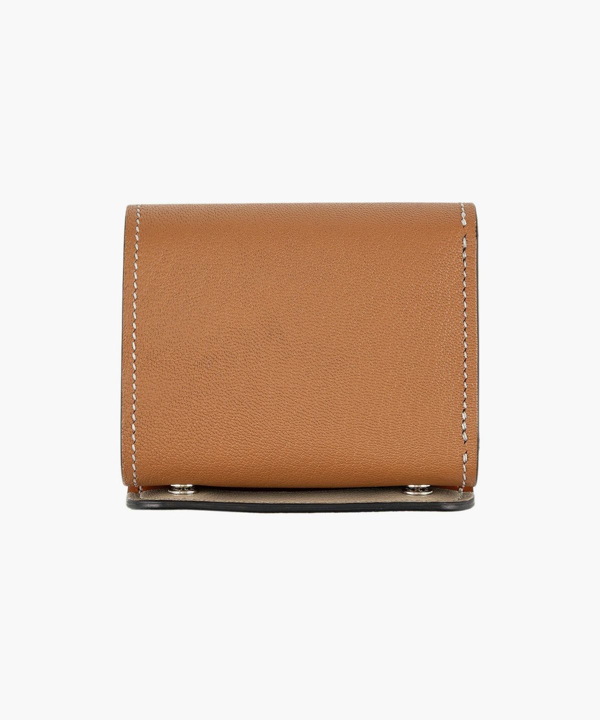 外装（シェーブル）：Camel、内装（シェーブル）：Camel、内装裏張り（ブルガロ）：Cognac、糸色：Gray、ホック：Silver