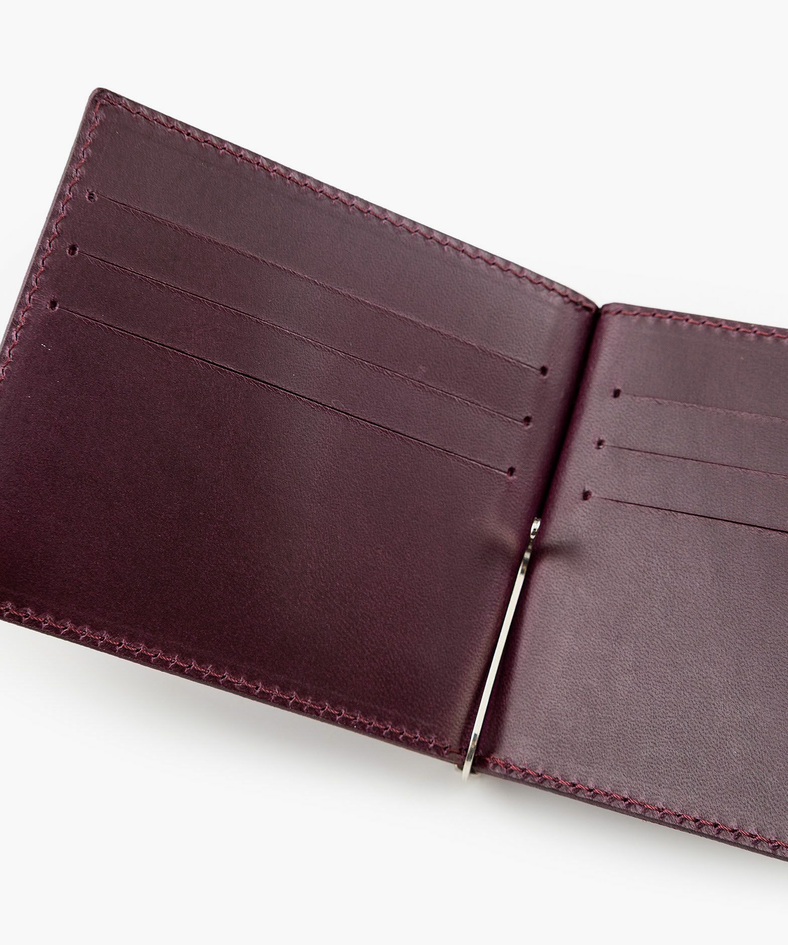 外装（ブッテーロ）：Wine、内装（ブッテーロ）：Purple、金具：Silver