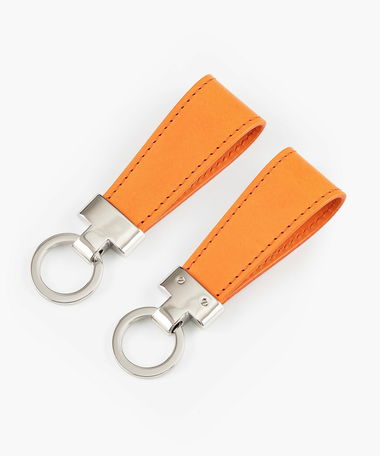 ロング、カラー：Orange、金具：Silver