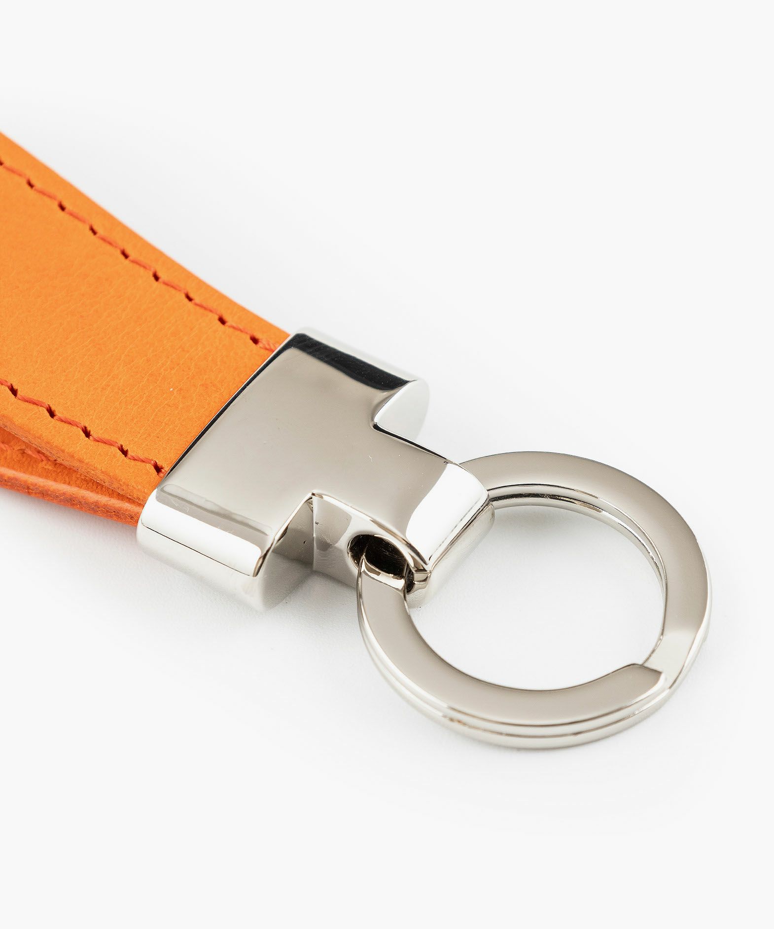 ロング、カラー：Orange、金具：Silver