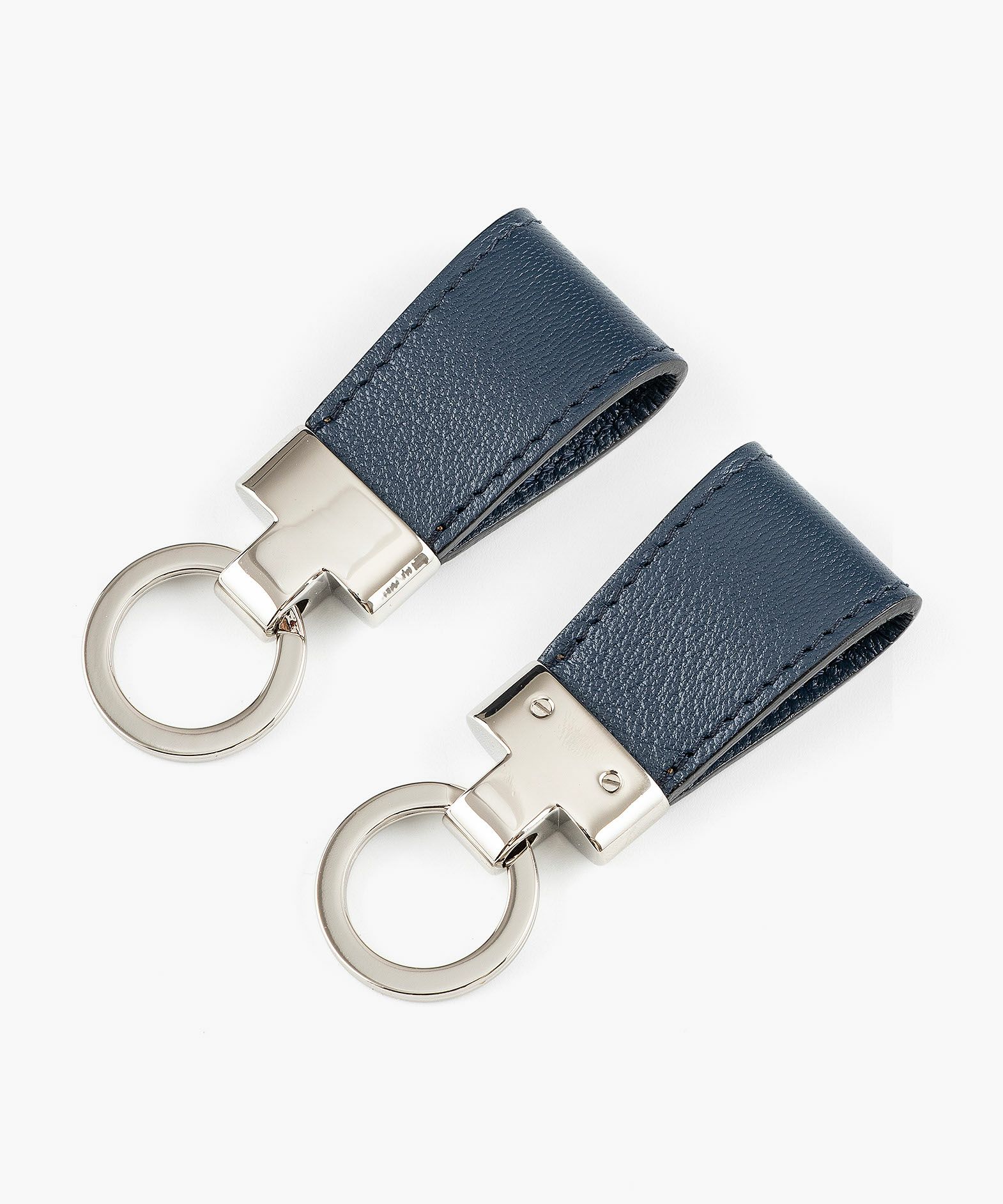 ショート、カラー：Navy、金具：Silver
