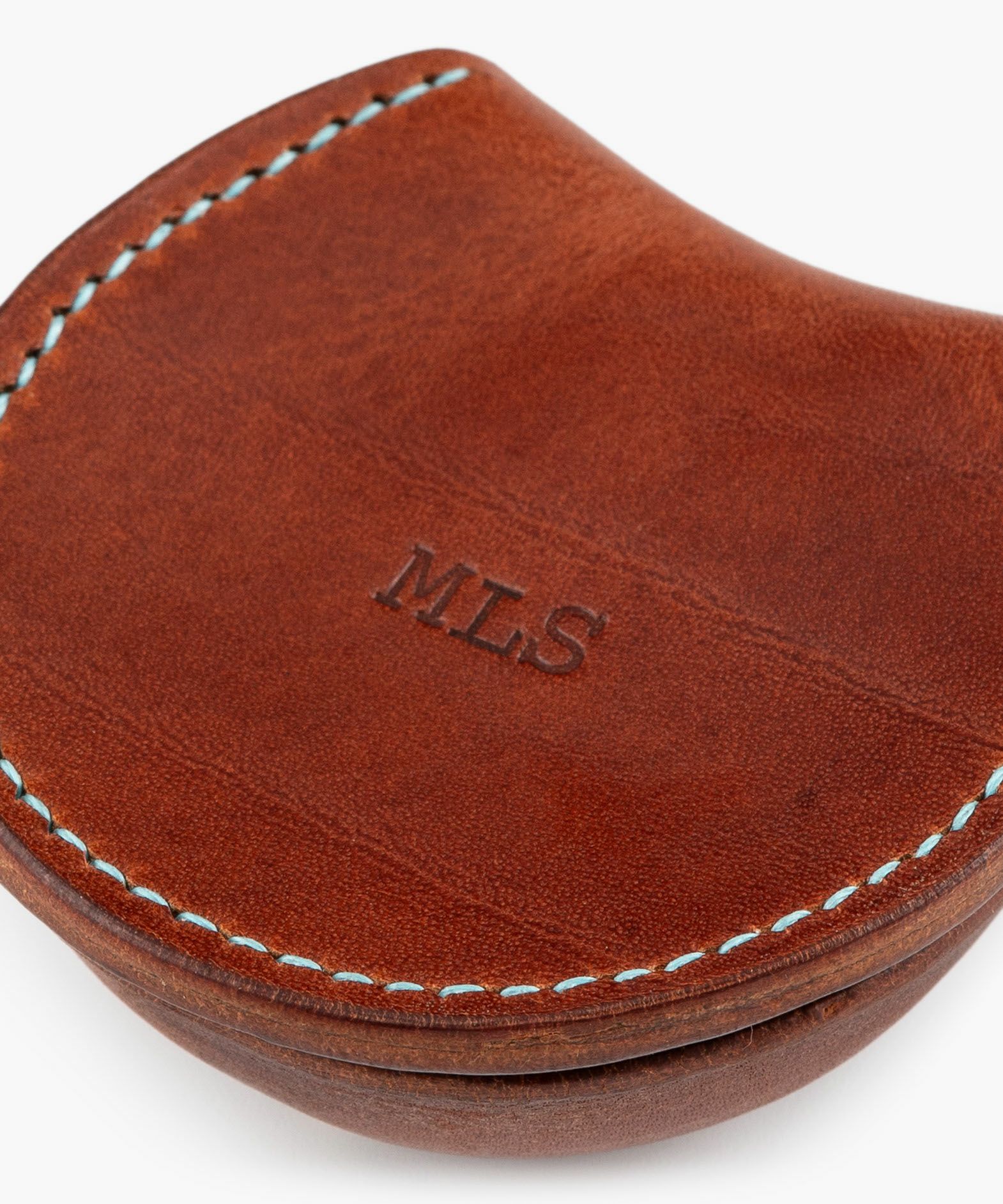 Color（マレンマ）：Red Brown、糸色：ターコイズ（55）
